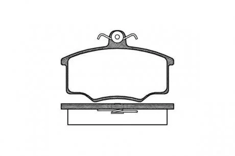 Гальмівні колодки дискові 2046.00 ROADHOUSE 204600