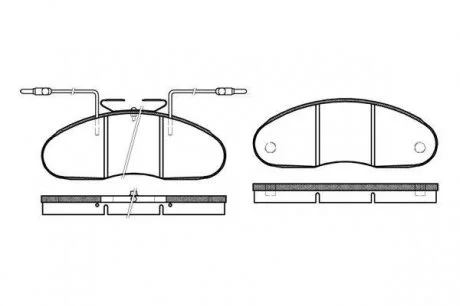 Гальмівні колодки дискові 2048.02 ROADHOUSE 204802