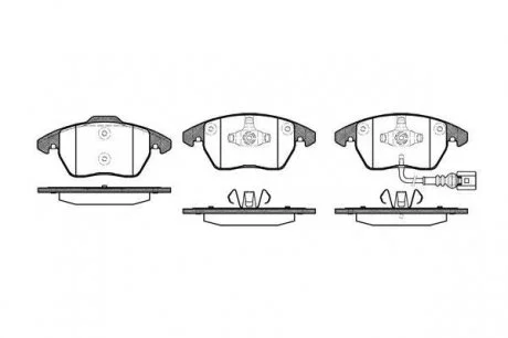 Гальмівні колодки дискові 21030.01 ROADHOUSE 2103001
