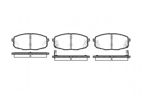 Гальмівні колодки дискові 21038.02 ROADHOUSE 2103802