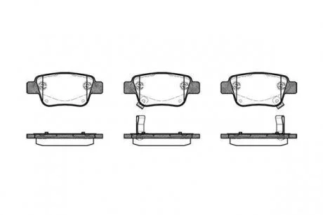Гальмівні колодки дискові 21047.02 ROADHOUSE 2104702