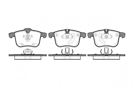 Гальмівні колодки дискові 21053.00 ROADHOUSE 2105300
