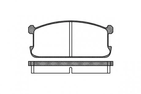 Гальмівні колодки дискові 2106.00 ROADHOUSE 210600