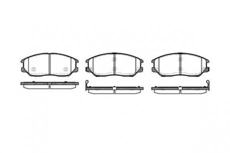 Гальмівні колодки дискові 21085.02 ROADHOUSE 2108502