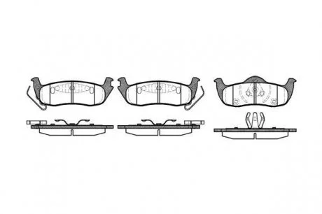 Гальмівні колодки дискові 21106.10 ROADHOUSE 2110610