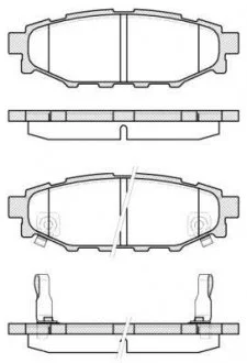Гальмівні колодки дискові 21136.12 ROADHOUSE 2113612
