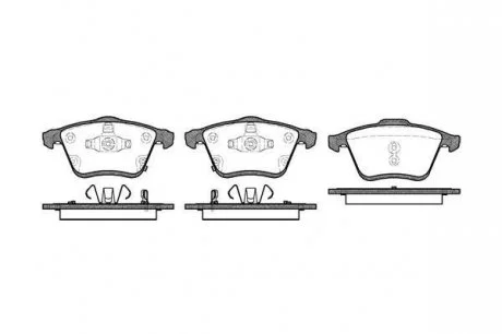 Гальмівні колодки дискові 21182.02 ROADHOUSE 2118202