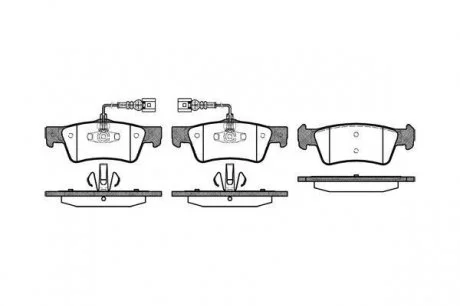Гальмівні колодки дискові 21187.02 ROADHOUSE 2118702
