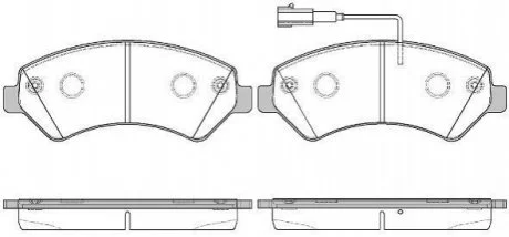 Колодки тормозные дисковые, к-кт. ROADHOUSE 2127522
