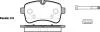 Колодки тормозные дисковые, к-кт. ROADHOUSE 2128200 (фото 1)