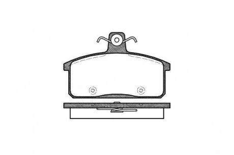 Гальмівні колодки дискові 2128.50 ROADHOUSE 212850