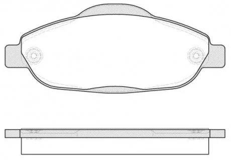 Гальмівні колодки дискові 21323.00 ROADHOUSE 2132300