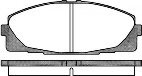 Гальмівні колодки дискові 21325.00 ROADHOUSE 2132500