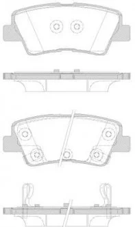 Гальмівні колодки дискові 21362.42 ROADHOUSE 2136242
