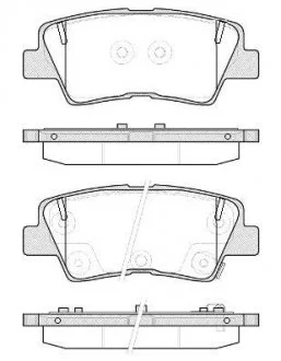 Гальмівні колодки дискові 21362.52 ROADHOUSE 2136252