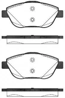 Гальмівні колодки дискові 21392.10 ROADHOUSE 2139210
