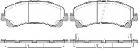 Гальмівні колодки дискові 21407.00 ROADHOUSE 2140700