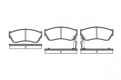 Гальмівні колодки дискові 2147.22 ROADHOUSE 214722