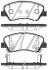 Колодки тормозные дисковые, к-кт. ROADHOUSE 2148802 (фото 1)