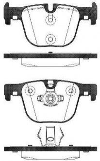Колодки тормозные дисковые, к-кт. ROADHOUSE 2149300