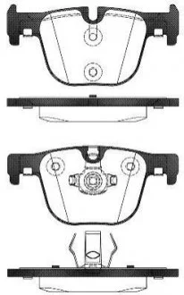 Колодки тормозные дисковые, к-кт. ROADHOUSE 2149300