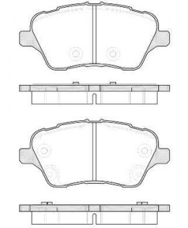 Колодки тормозные дисковые, к-кт. ROADHOUSE 2151400