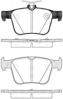 Гальмівні колодки дискові 21516.10 ROADHOUSE 2151610