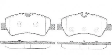 Гальмівні колодки дискові 21521.00 ROADHOUSE 2152100