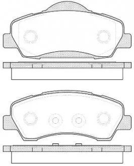 Гальмівні колодки дискові 21530.00 ROADHOUSE 2153000
