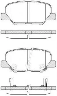 Гальмівні колодки дискові 21536.02 ROADHOUSE 2153602