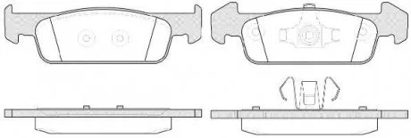 Гальмівні колодки дискові 21540.10 ROADHOUSE 2154010