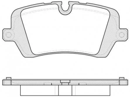 Гальмівні колодки дискові 21541.00 ROADHOUSE 2154100