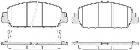 Гальмівні колодки дискові 21548.02 ROADHOUSE 2154802