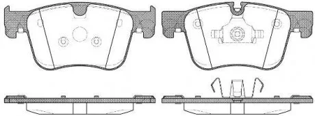 Гальмівні колодки дискові 21560.00 ROADHOUSE 2156000