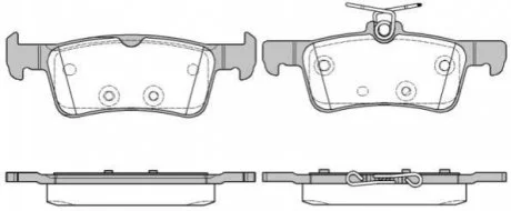Гальмівні колодки дискові 21563.10 ROADHOUSE 2156310