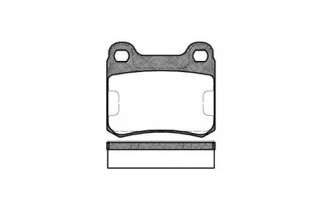 Гальмівні колодки дискові 2157.10 ROADHOUSE 215710
