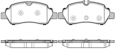 Гальмівні колодки дискові 21605.00 ROADHOUSE 2160500