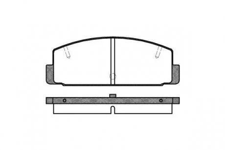 Колодки тормозные дисковые, к-кт. ROADHOUSE 217910