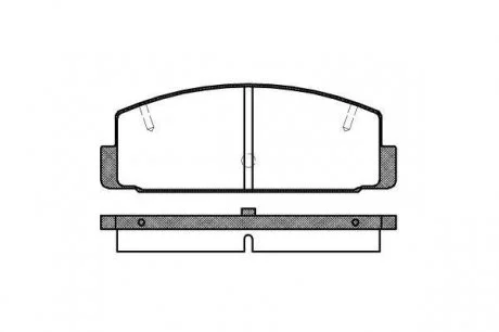 Колодки тормозные дисковые, к-кт. ROADHOUSE 217920