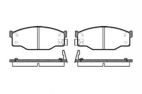 Гальмівні колодки дискові 2195.14 ROADHOUSE 219514