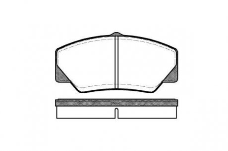 Колодки тормозные дисковые, к-кт. ROADHOUSE 220600
