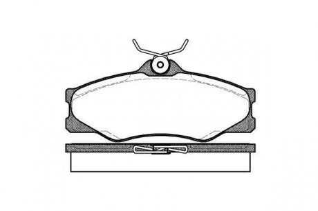 Гальмівні колодки дискові 2223.00 ROADHOUSE 222300