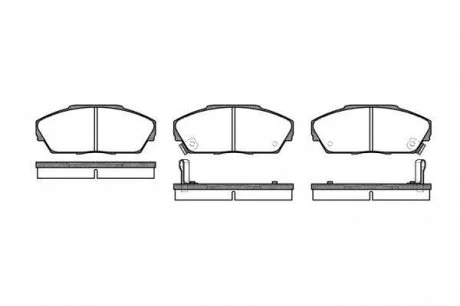 Гальмівні колодки дискові 2237.02 ROADHOUSE 223702