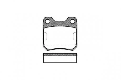 Гальмівні колодки дискові 2239.40 ROADHOUSE 223940