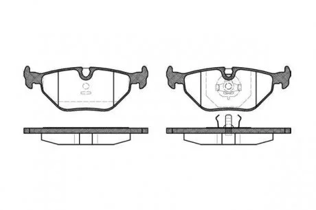 Гальмівні колодки дискові 2265.00 ROADHOUSE 226500