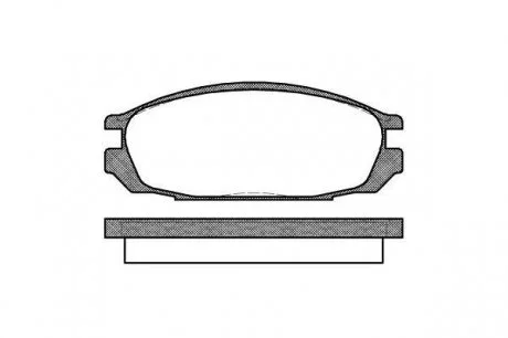 Колодки тормозные дисковые, к-кт. ROADHOUSE 229200