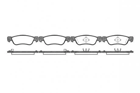 Гальмівні колодки дискові 2295.04 ROADHOUSE 229504