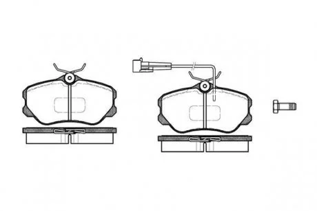 Гальмівні колодки дискові 2303.02 ROADHOUSE 230302