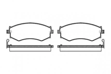 Гальмівні колодки дискові 2350.04 ROADHOUSE 235004
