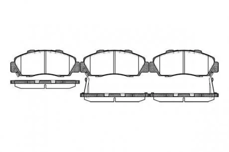 Гальмівні колодки дискові 2351.32 ROADHOUSE 235132